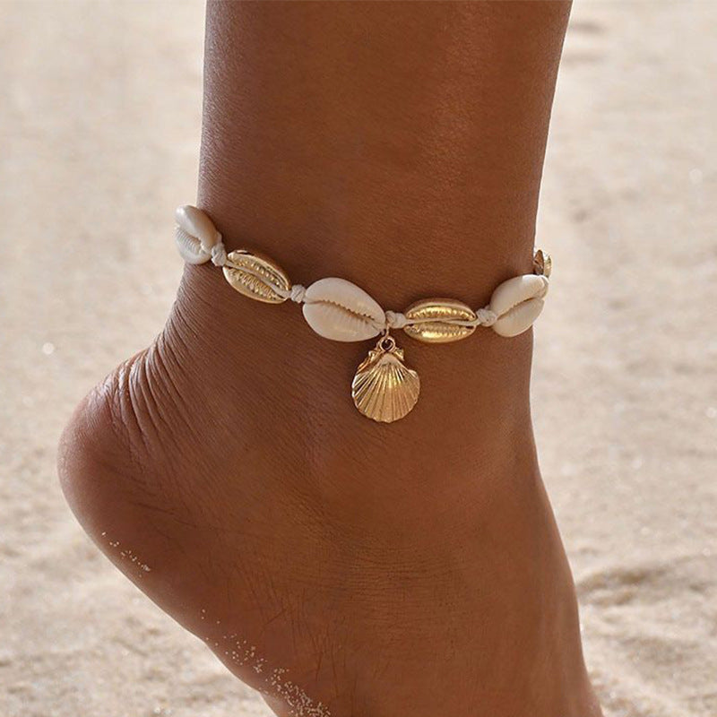 Shell Anklet Boho Style