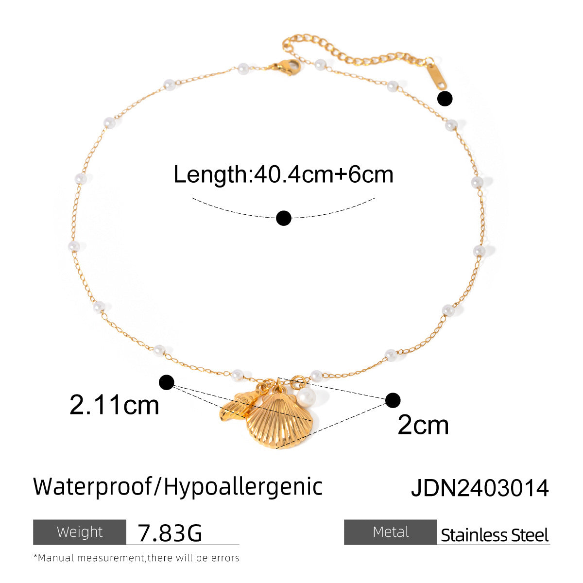 Pearl Shell Pendant Set